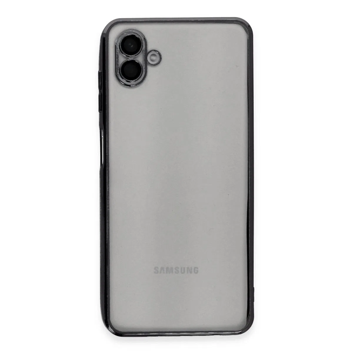 Samsung Galaxy A04 Kılıf Razer Lensli Silikon - Siyah görsel 2