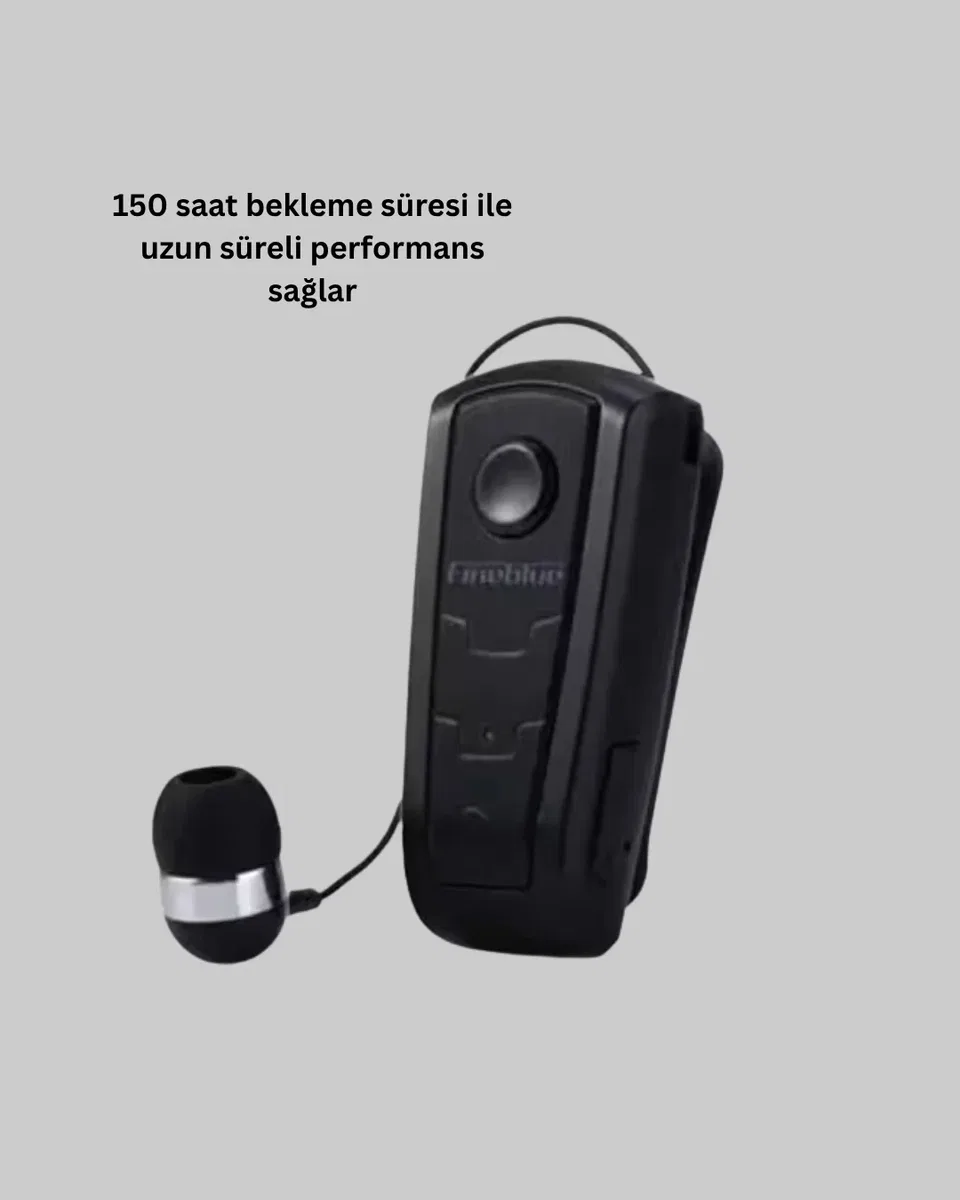 Ergonomik Bluetooth Kulaklık – 8 Saat Konuşma, Gürültü Azaltıcı Mikrofon görsel 2