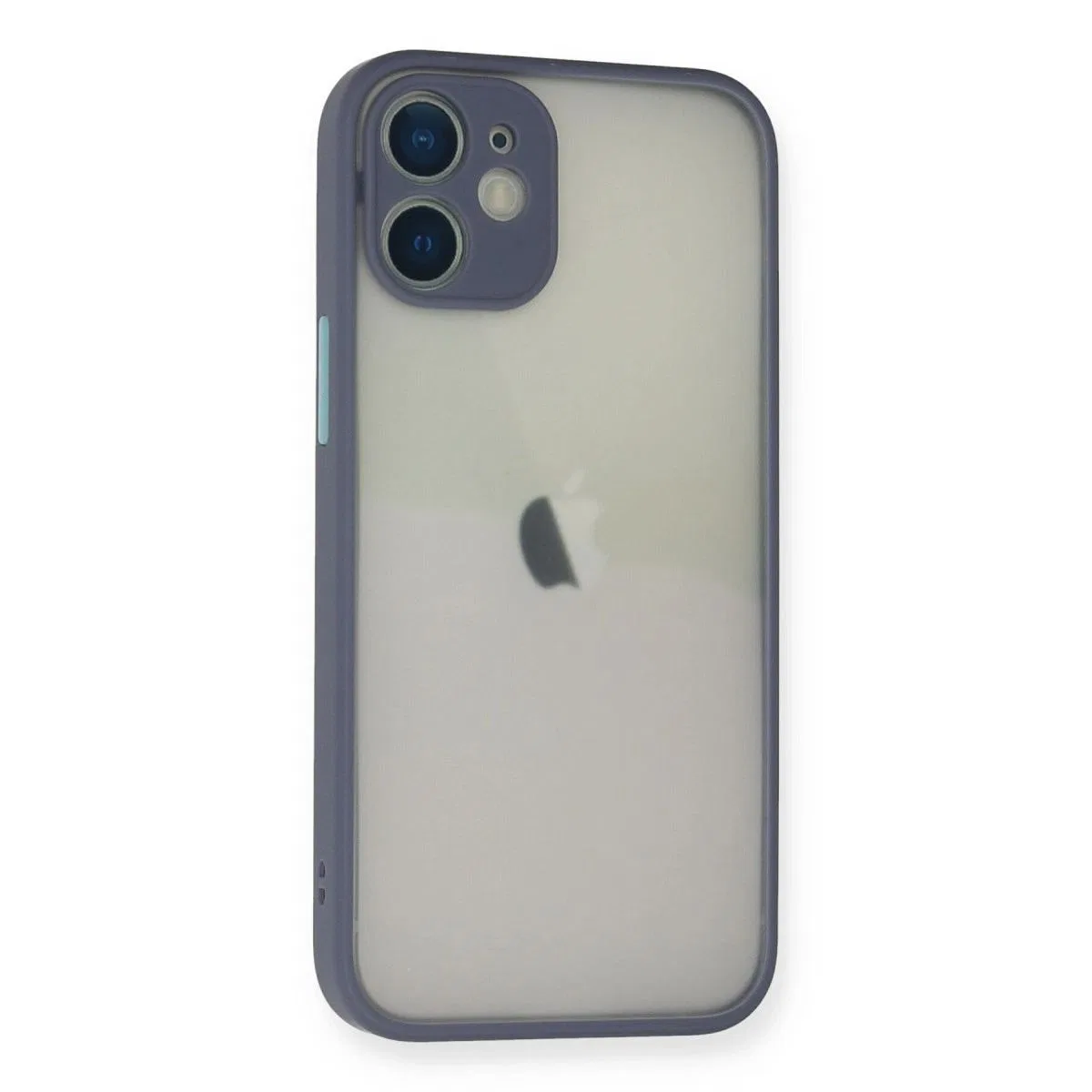 Apple İphone 11 Pro Max Kılıf Montreal Silikon Kapak - Gri görsel 2
