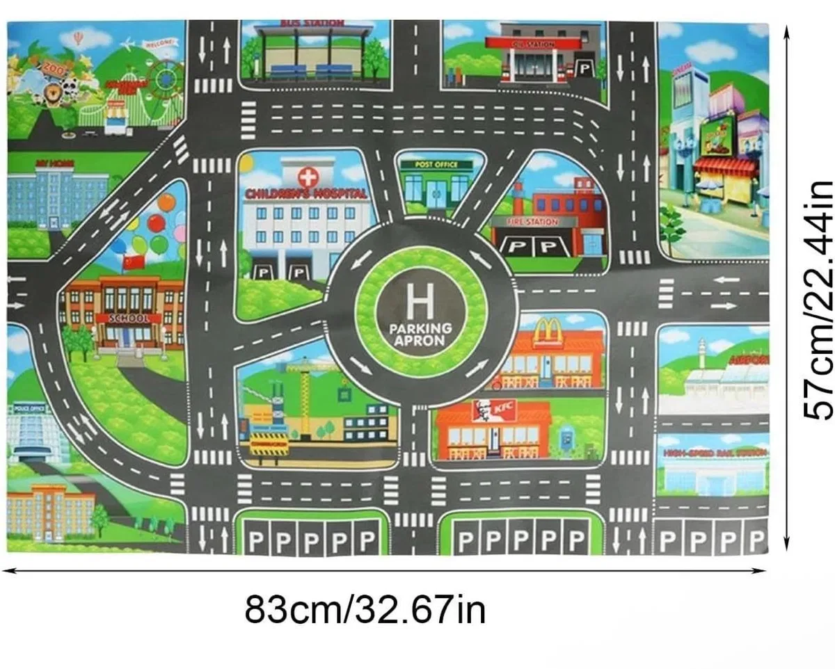 Çocuk Oyun Matı (mutlu Şehir Hayatı) görsel 4