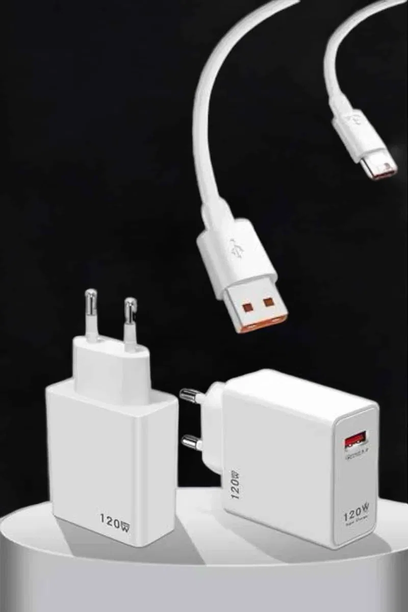 Type-C 120W Şarj Aleti Hızlı Şarj Turbo görsel 2