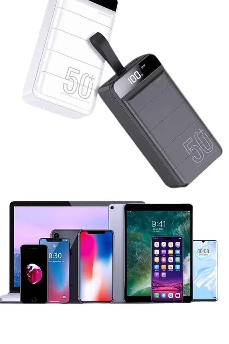 Hızlı Taşınabilir 50. 000 Mah Powerbank Led Ekran Android ve İOS Uyumlu görsel 4