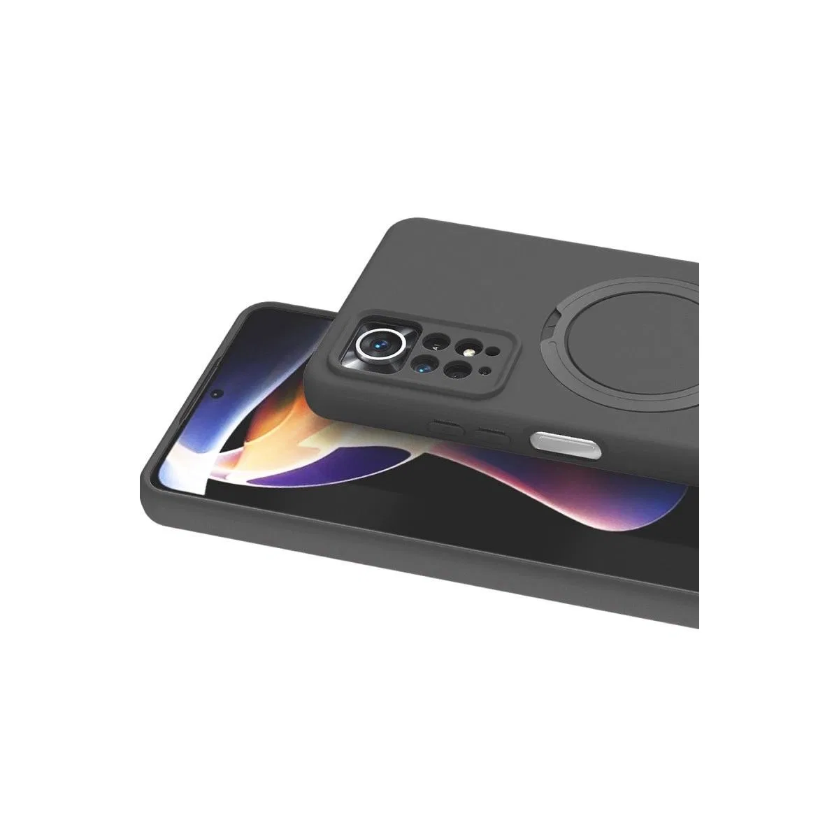 Xiaomi Redmi Note 12 Pro 4g Regal Magsafe Standlı Kapak - Titan Gri görsel 2