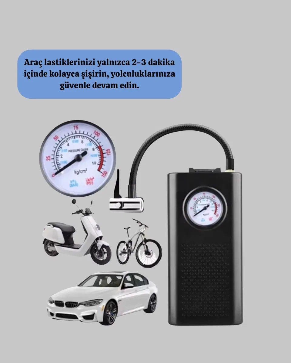 Elektrikli Lastik Pompası görsel 2