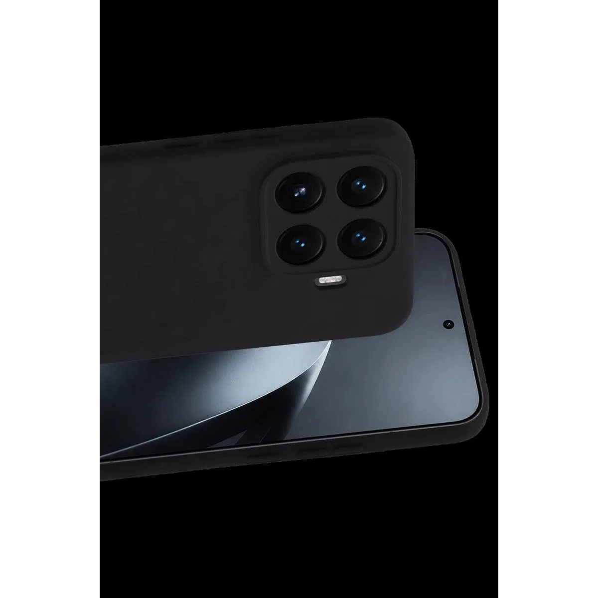 Xiaomi Mi 17t Pro Nano İçi Kadife Silikon - Siyah görsel 2