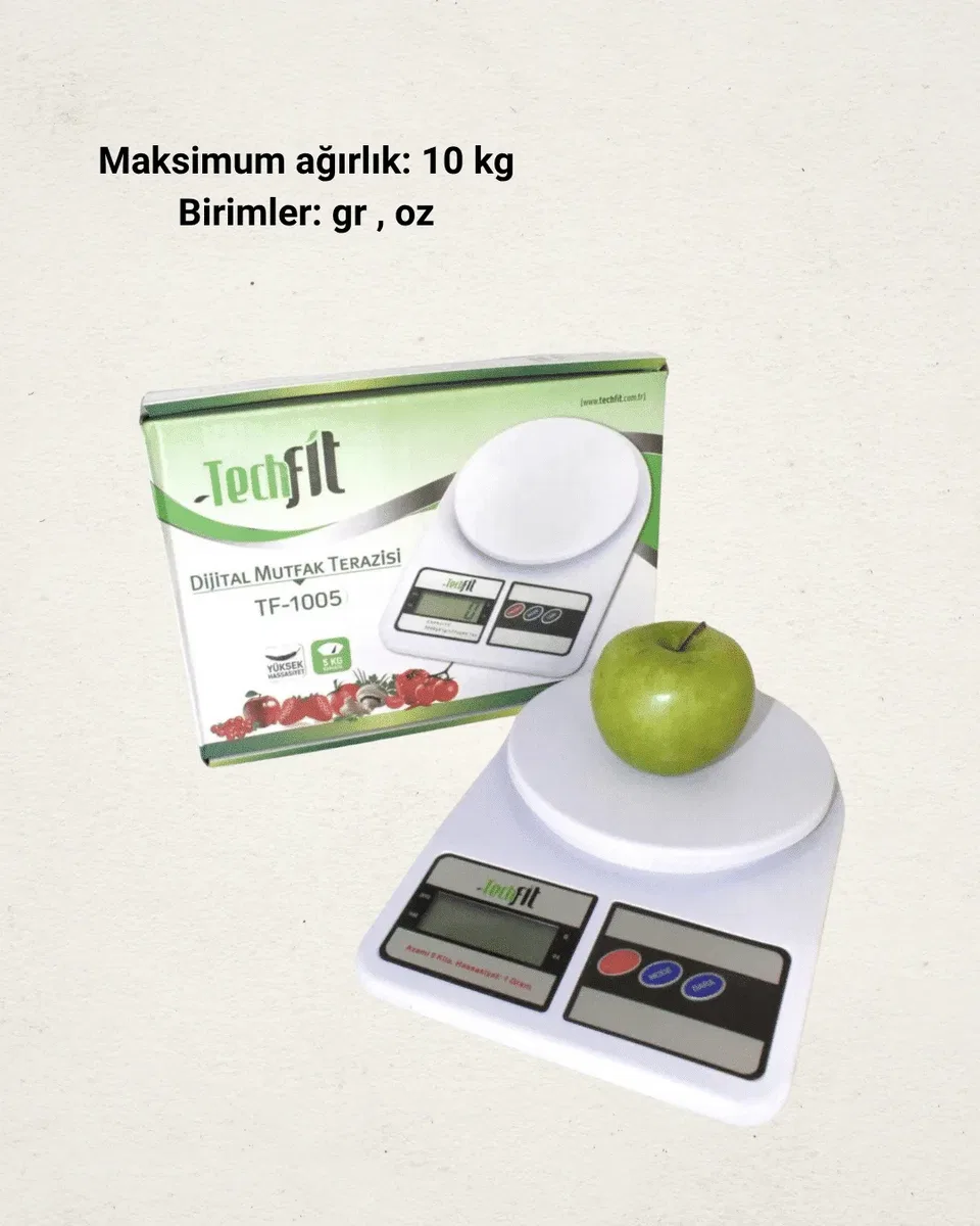TF-1010 Dijital Mutfak Tartısı görsel 3