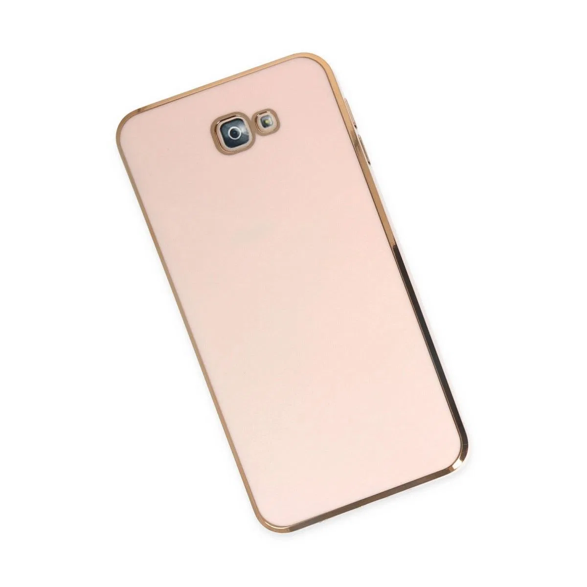 Samsung Galaxy J7 Prime Kılıf Volet Silikon - Pembe görsel 2