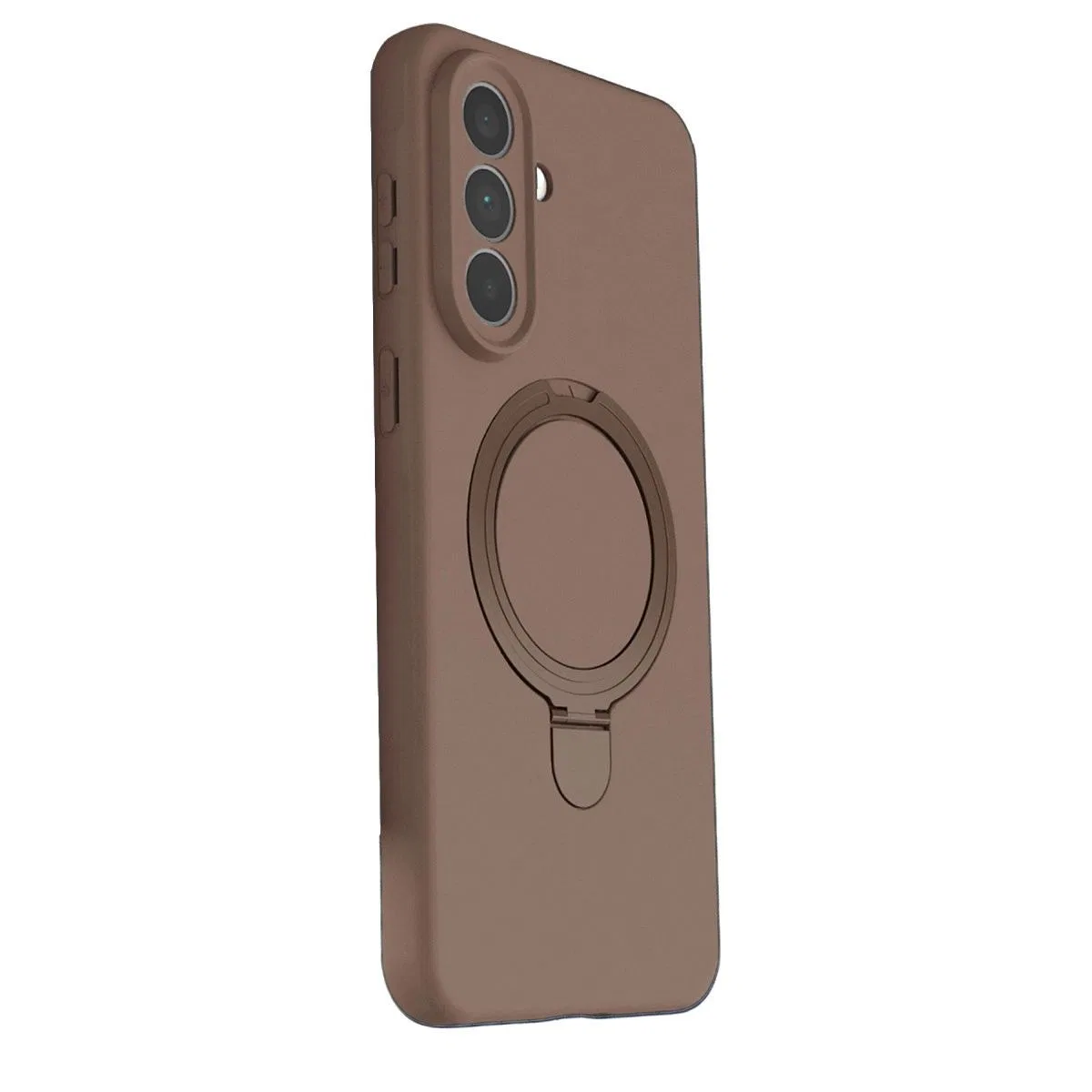 Samsung Galaxy A57 5g Regal Magsafe Standlı Kapak - Çöl Titanyum görsel 3