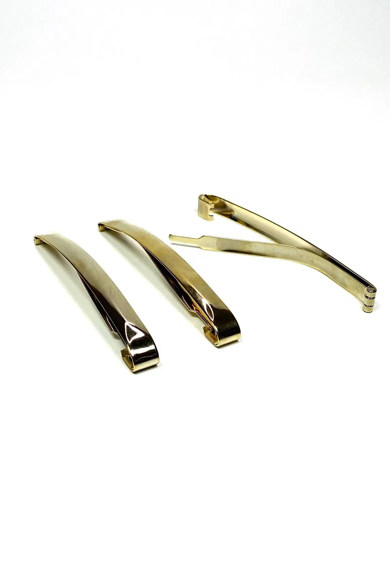 3 Adet Metal Klasik Saç Tokası Orijinal 9 cm görsel 2