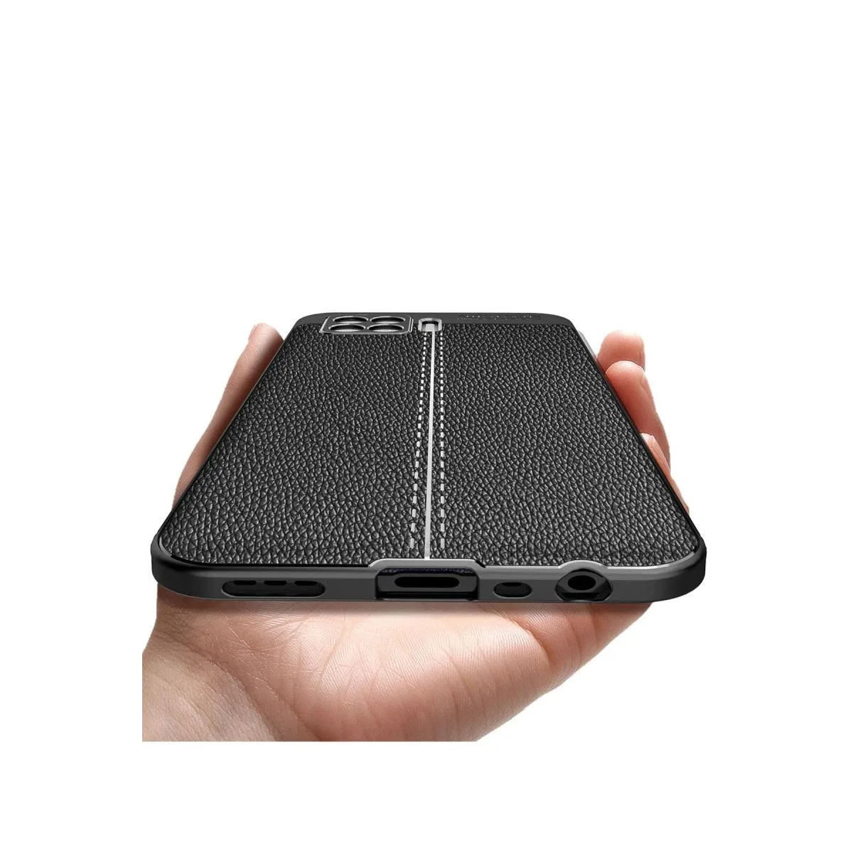 Oppo A73 Kılıf Auto Focus Kapak - Siyah görsel 5