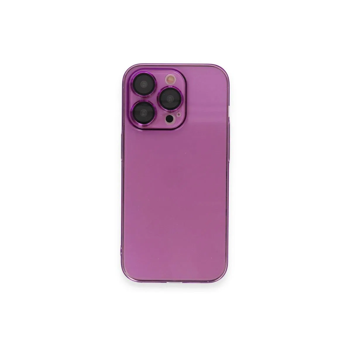 Apple İphone 14 Pro Kılıf Armada Lensli Kapak - Mor görsel 2