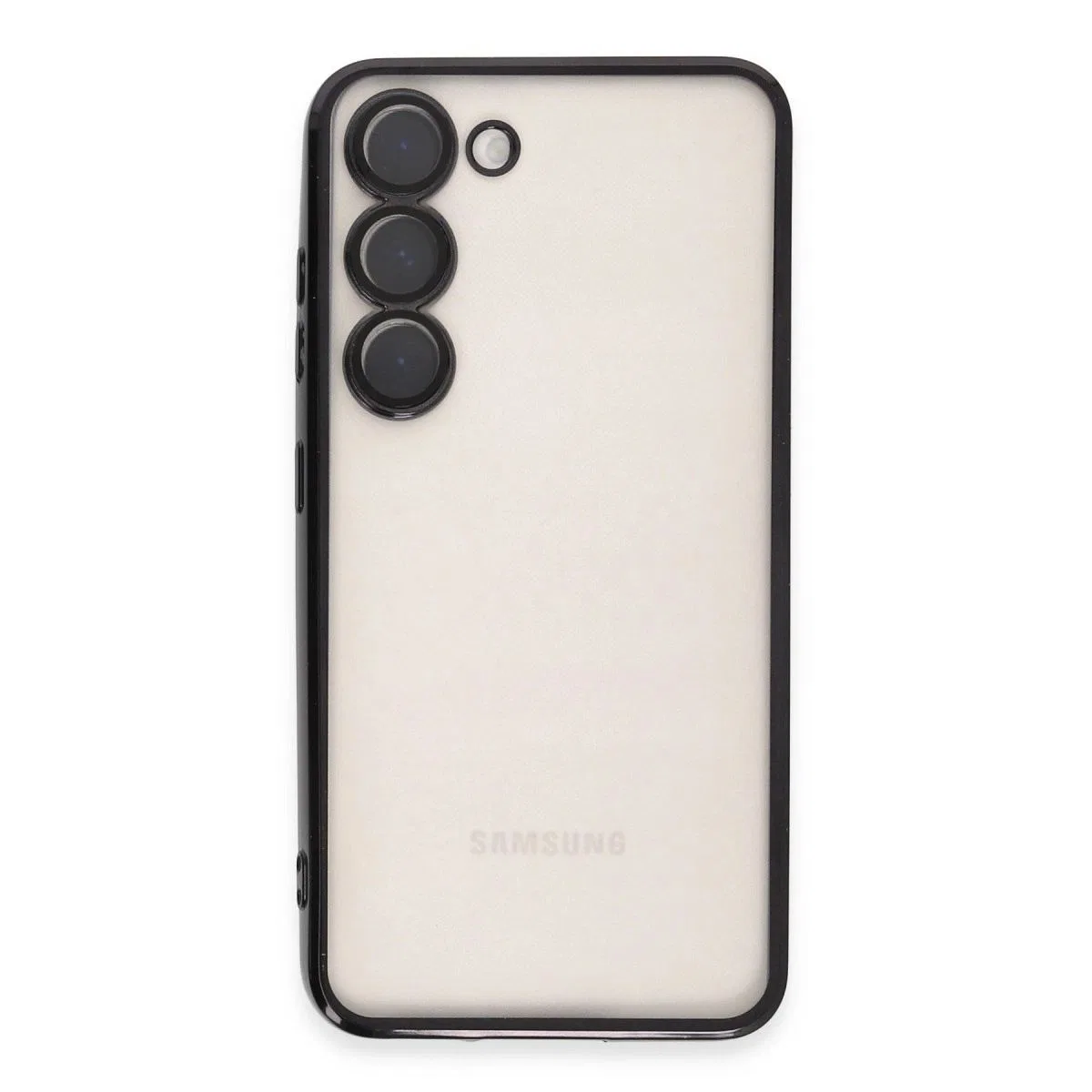 Samsung Galaxy S24 Kılıf Razer Lensli Silikon - Siyah görsel 2