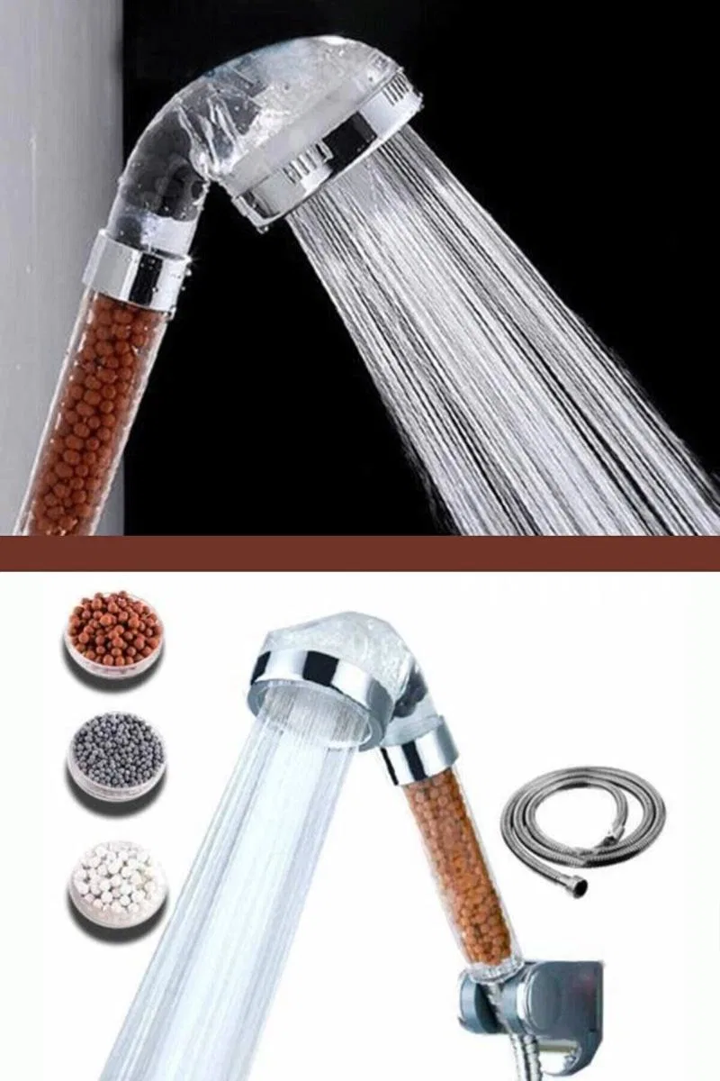 Boncuklu Su Tasarruflu Kireç Önleyici Duş Başlığı görsel 3