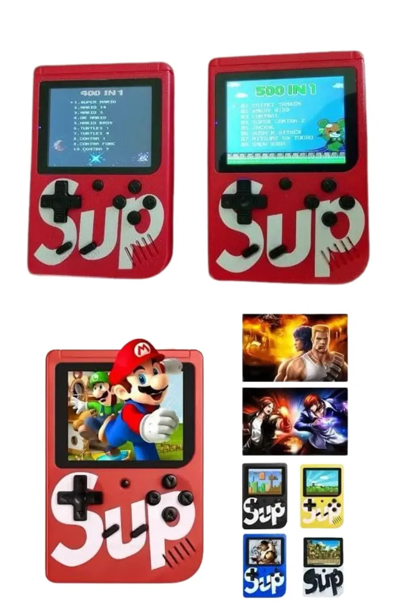 Sup Atari Retro 400 Nostalji Oyunlu Mini Atari Taşınabilir Oyun Konsolu görsel 2