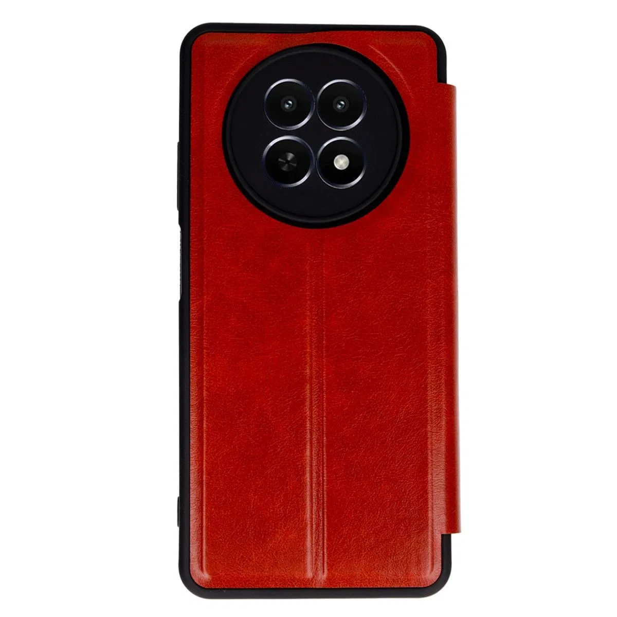 Realme 12 5g Kılıf Flip Cover - Kırmızı görsel 2