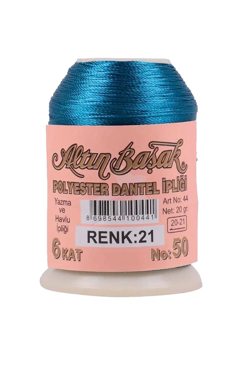3 Adet Altınbaşak Oya ve Dantel İpi 20 gr - Royaleks - No: 047 - 089 - 021 görsel 5