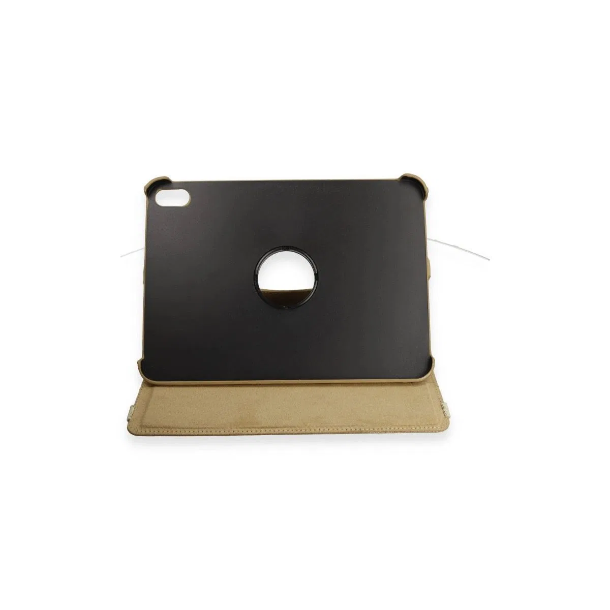 Apple İpad 2022 10. 9 (10. nesil) Kılıf 360 Tablet Deri Kılıf - Gold görsel 3