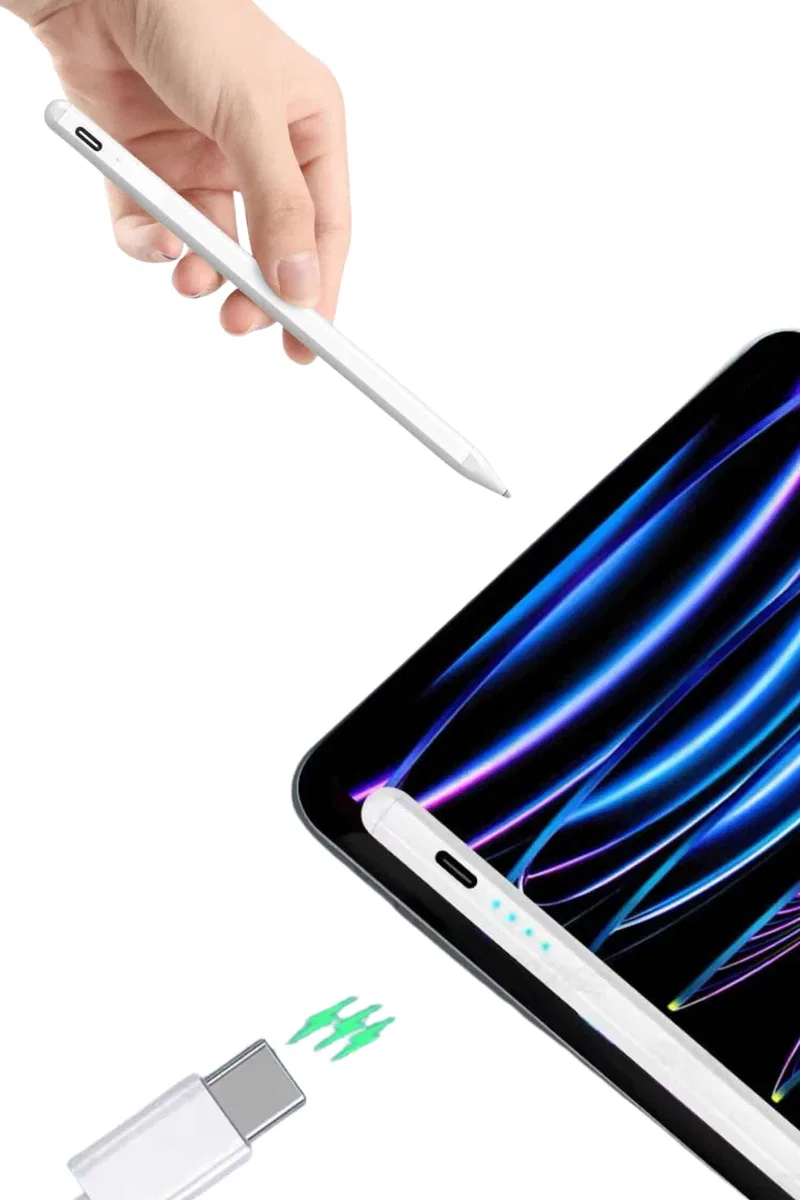 Dokunmatik Kalem Tablet Kalemi Çizim Stylus Kalem Yedek Uçlu görsel 4