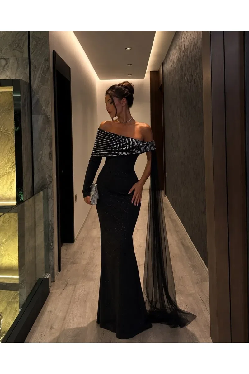 Kadın Vintage Degaje Yaka Kolsuz Slim Elbise görsel 7