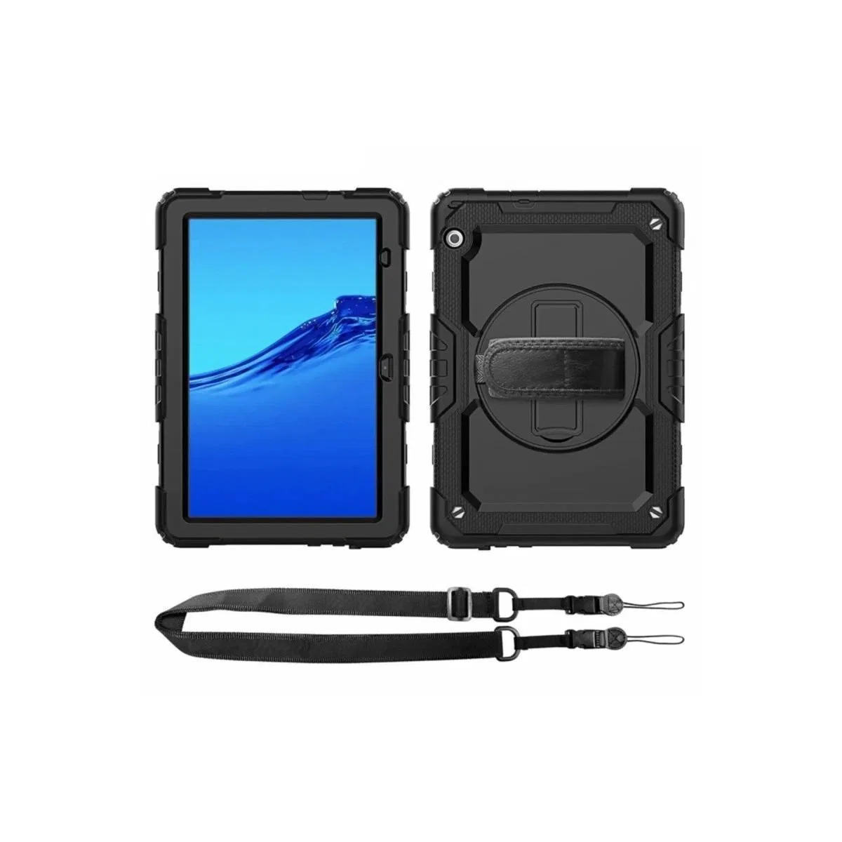 Lenovo Tab M10 Tb311fu Kılıf Amazing Tablet Kapak - Siyah görsel 2