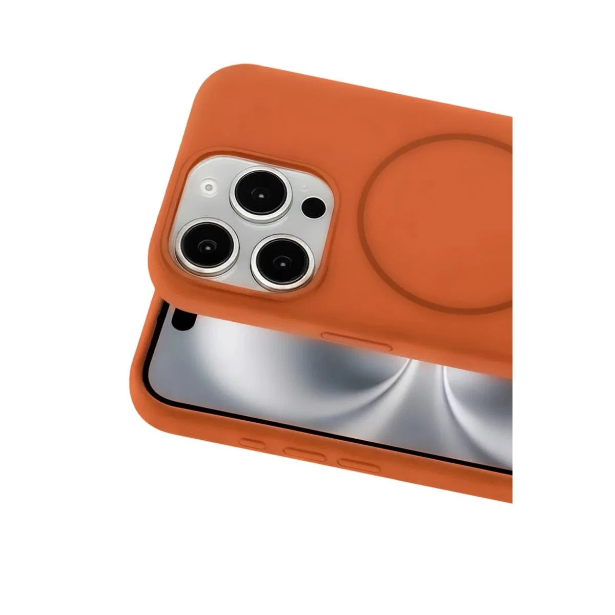 Joko Apple İphone 14 Pro Max Kılıf Jully Magsafe Kapak - Turuncu görsel 2