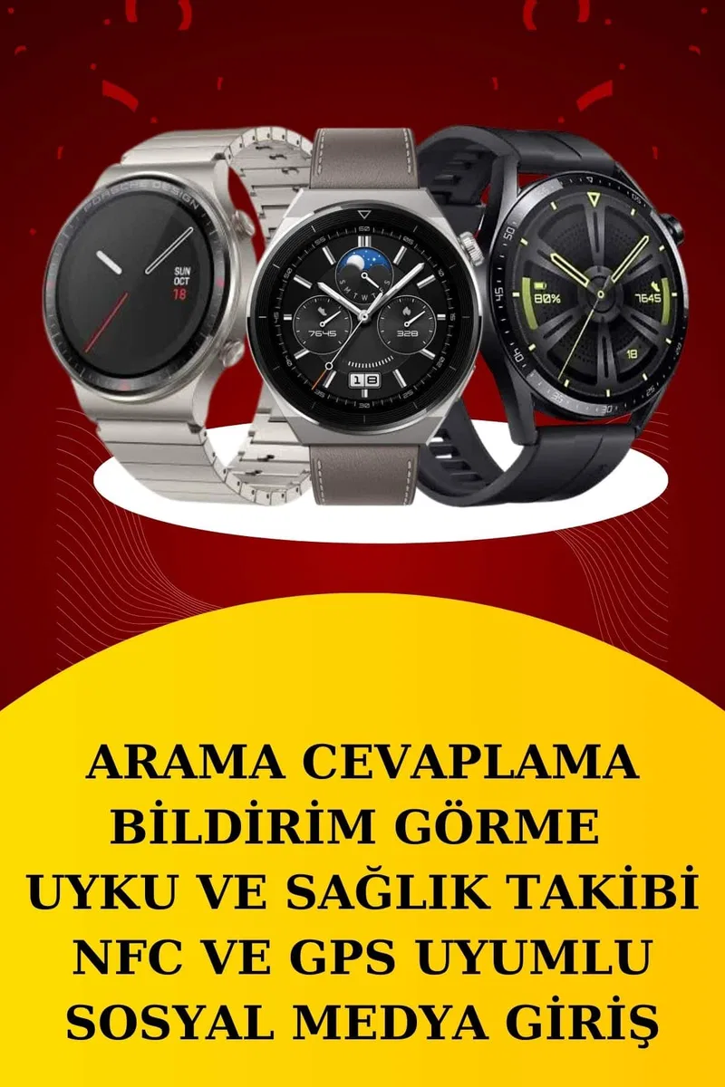 Dijital Göstergeli Bluetooth Kulaklık ve Bildirim Görebilen Akıllı Saat Alarm ve Titreşim görsel 3
