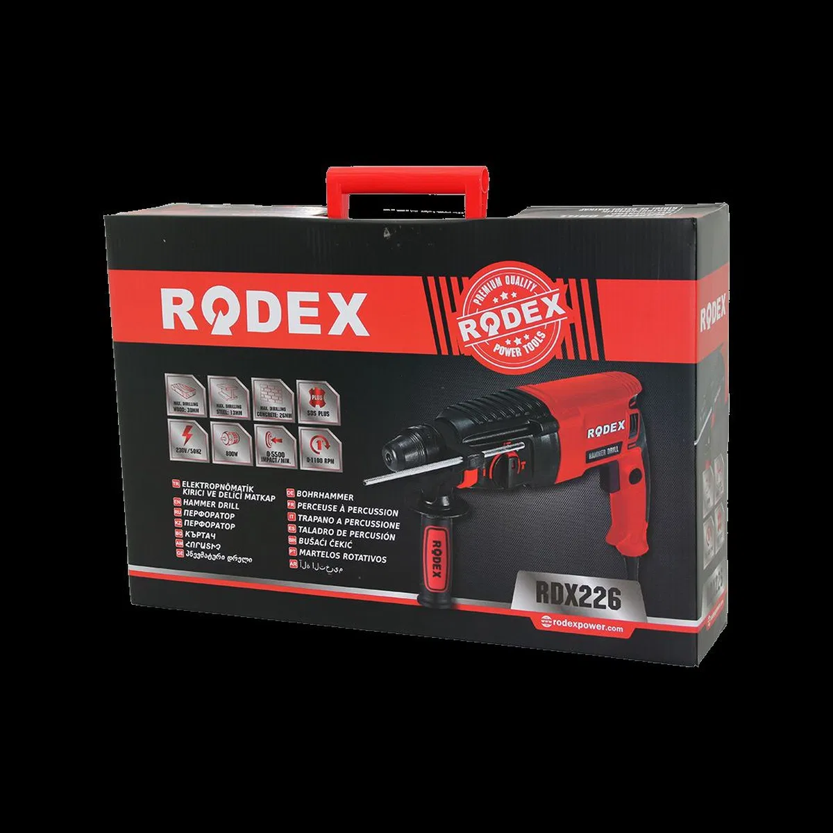 Elektropnömatik Kırıcı Delici Matkap SDS-Plus 800W (0-1100 RPM) görsel 2