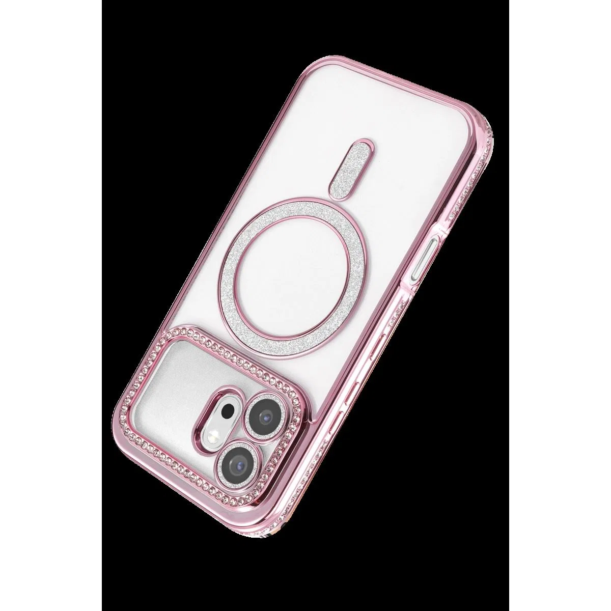 Huawei Honor 600 Joke Simli Magneticsafe Kılıf - Pembe görsel 3