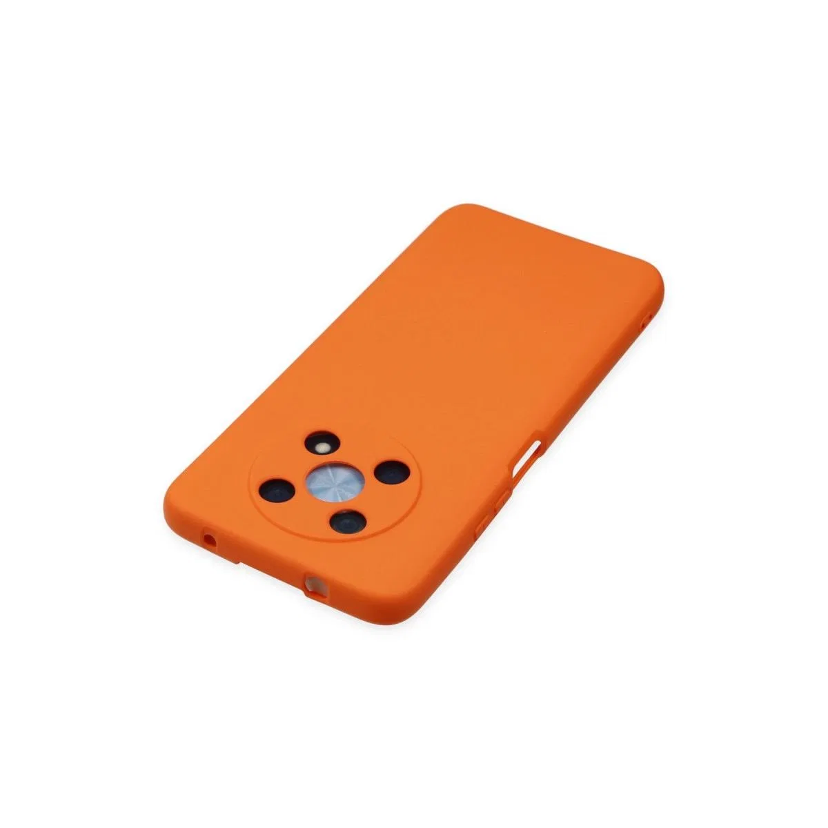 Huawei Nova Y90 Kılıf Nano İçi Kadife Silikon - Turuncu görsel 4