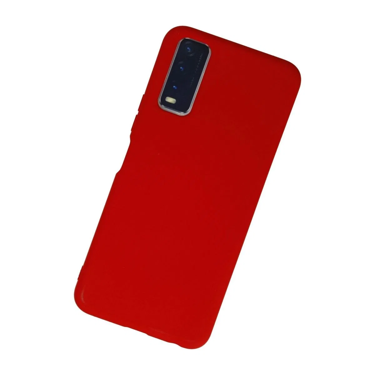 Vivo Y11s Kılıf Nano İçi Kadife Silikon - Kırmızı görsel 3