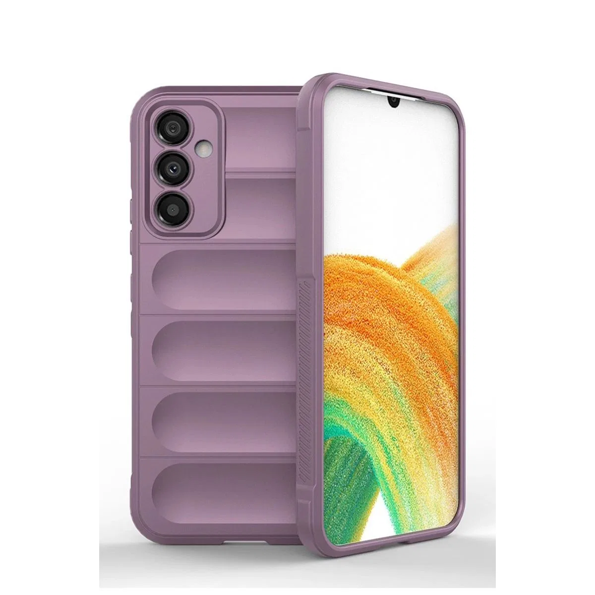 Samsung Galaxy M14 5g Kılıf Optimum Silikon - Mor