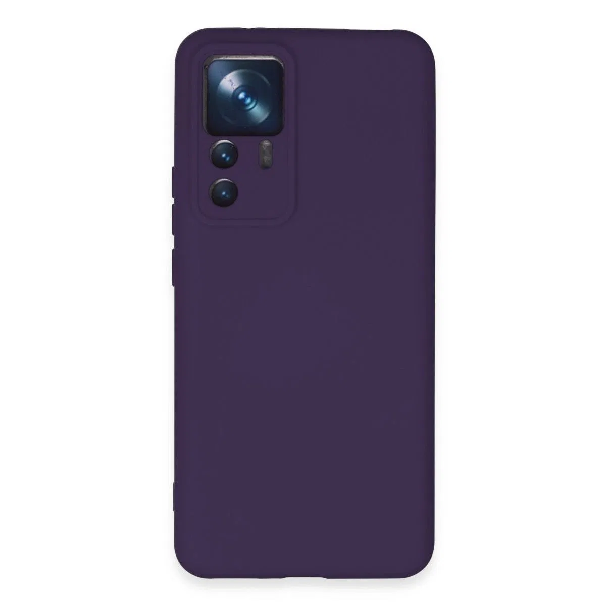 Xiaomi Mi 12t Pro Kılıf Nano İçi Kadife Silikon - Mor