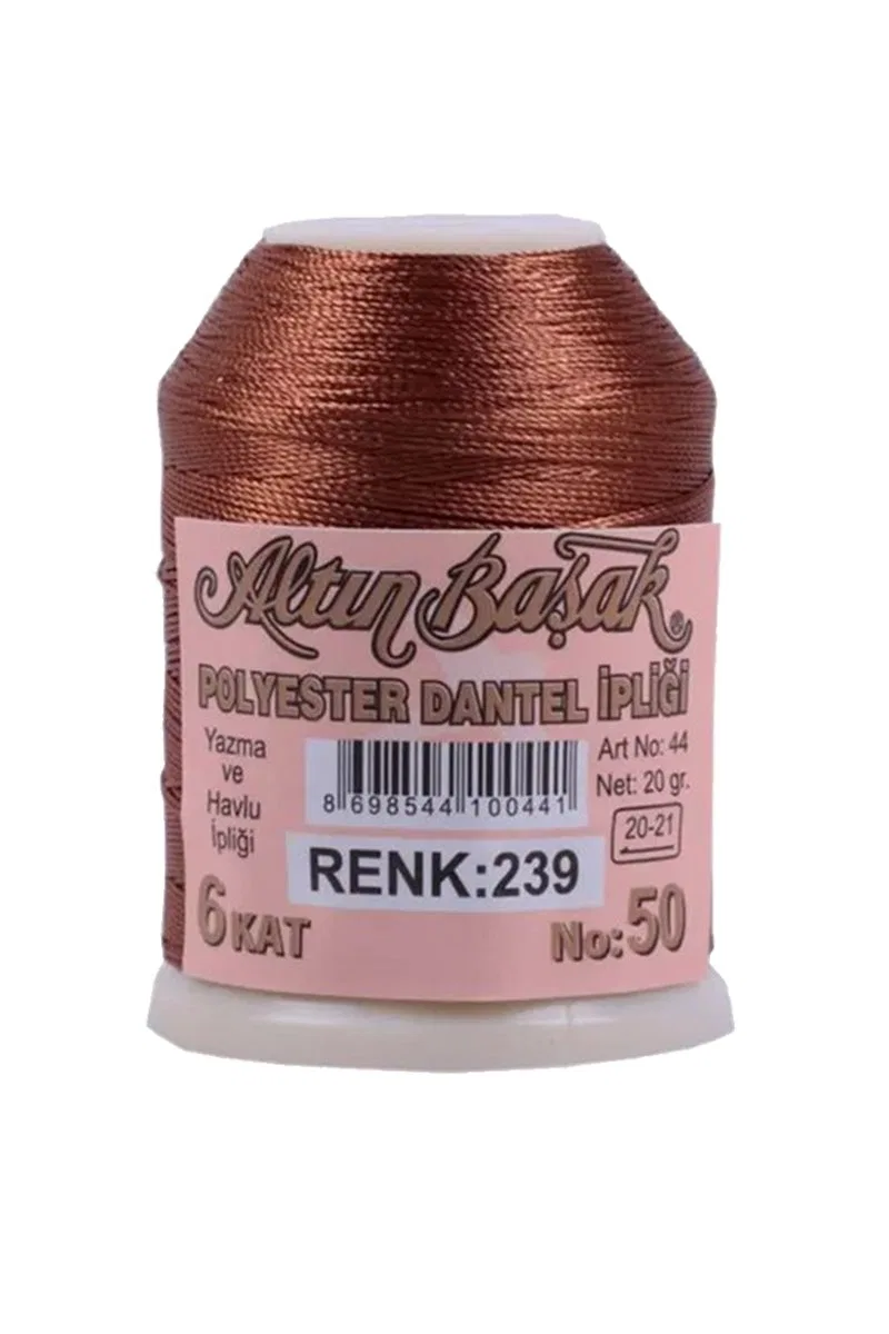 3 Adet Altınbaşak Oya ve Dantel İpi 20 gr - Royaleks - No: 239 - 329 - 715 görsel 3