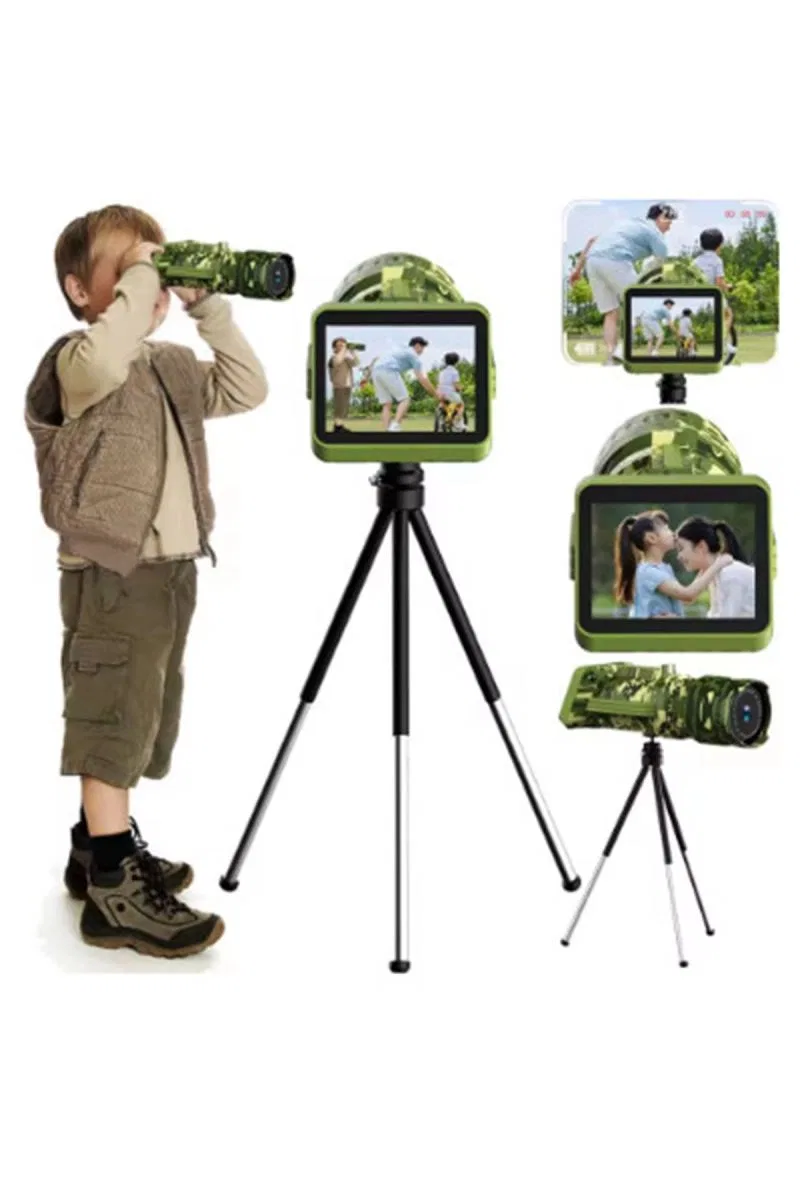 Digital Dürbün 8, 0 Megapixel, 2. 0 Lcd Hd Uzun Menzilli Taşınabilir 1080px720p Tripodlu Dürbün görsel 7
