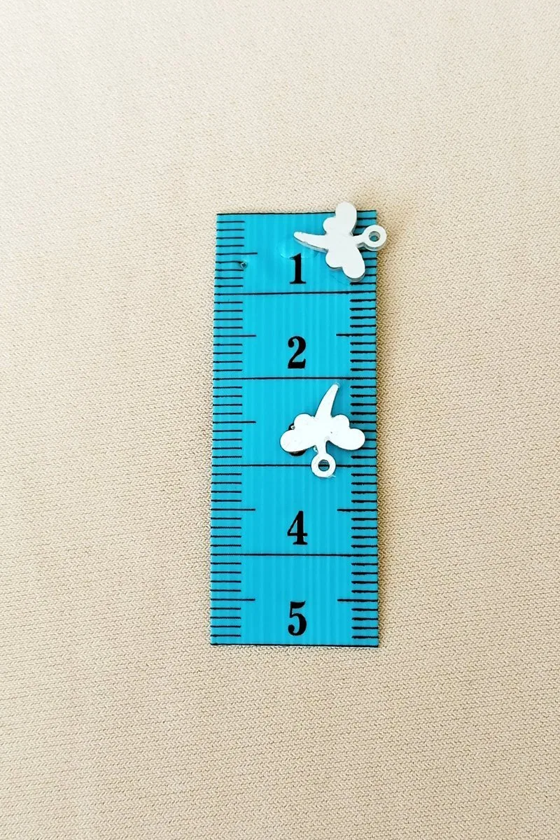 Oya Abiye Bileklik Kolye Pleksi Metalik Plastik Pul Gümüş Renk 24 gram 270 adet - BNC563 görsel 2