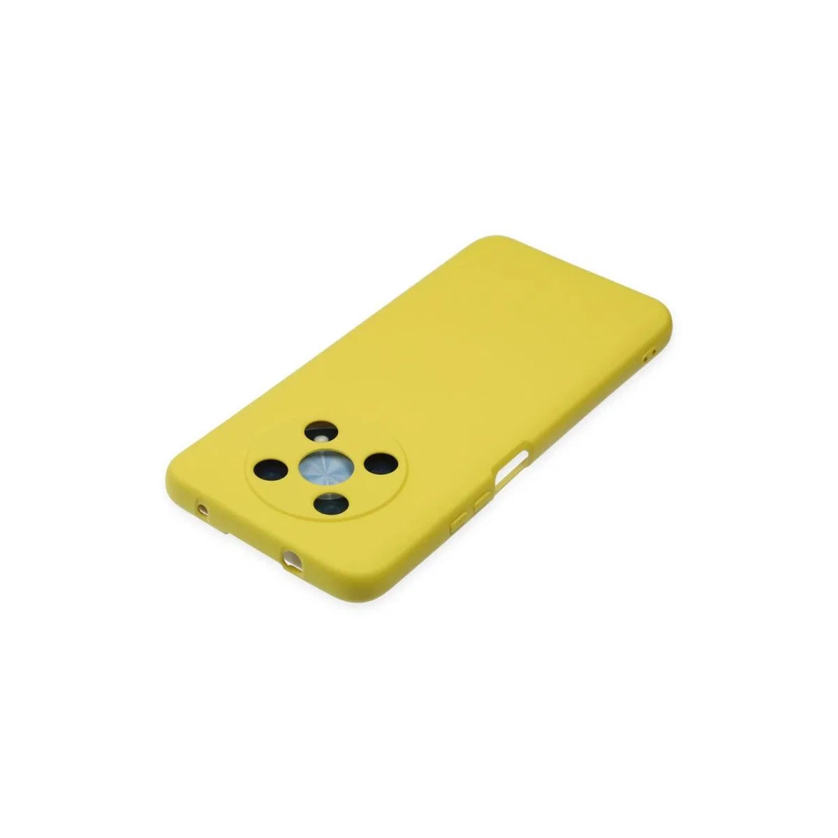 Huawei Nova Y90 Kılıf Nano İçi Kadife Silikon - Sarı görsel 4