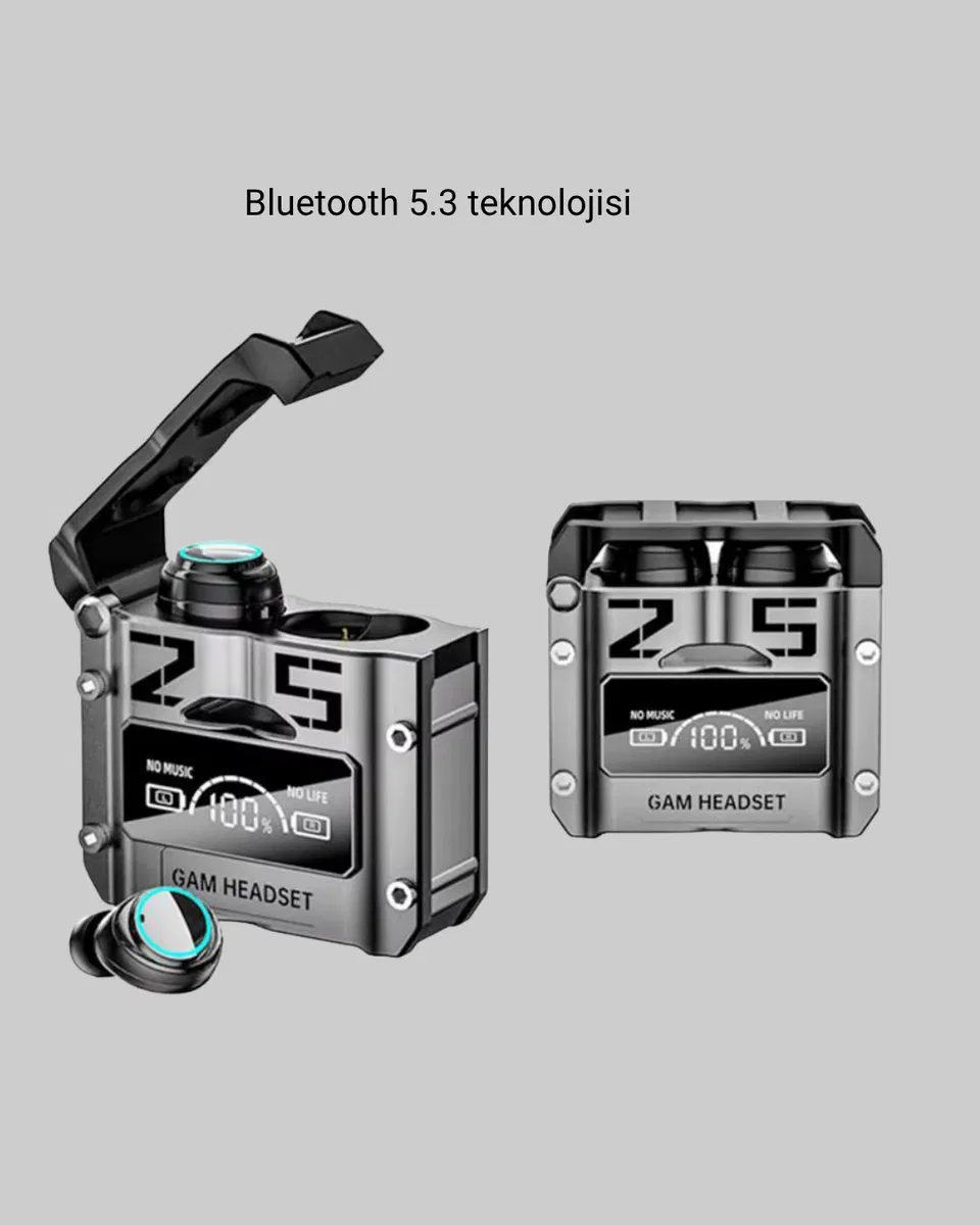 Kablosuz Bluetooth 5. 3 Kulaklık – Aktif Gürültü Engelleme ve Gecikmesiz Oyun Modu görsel 4