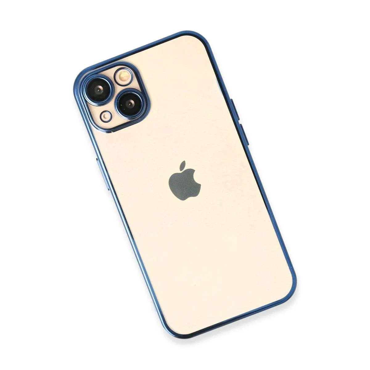 Apple İphone 14 Plus Kılıf Razer Lensli Silikon - Açık Mavi görsel 3