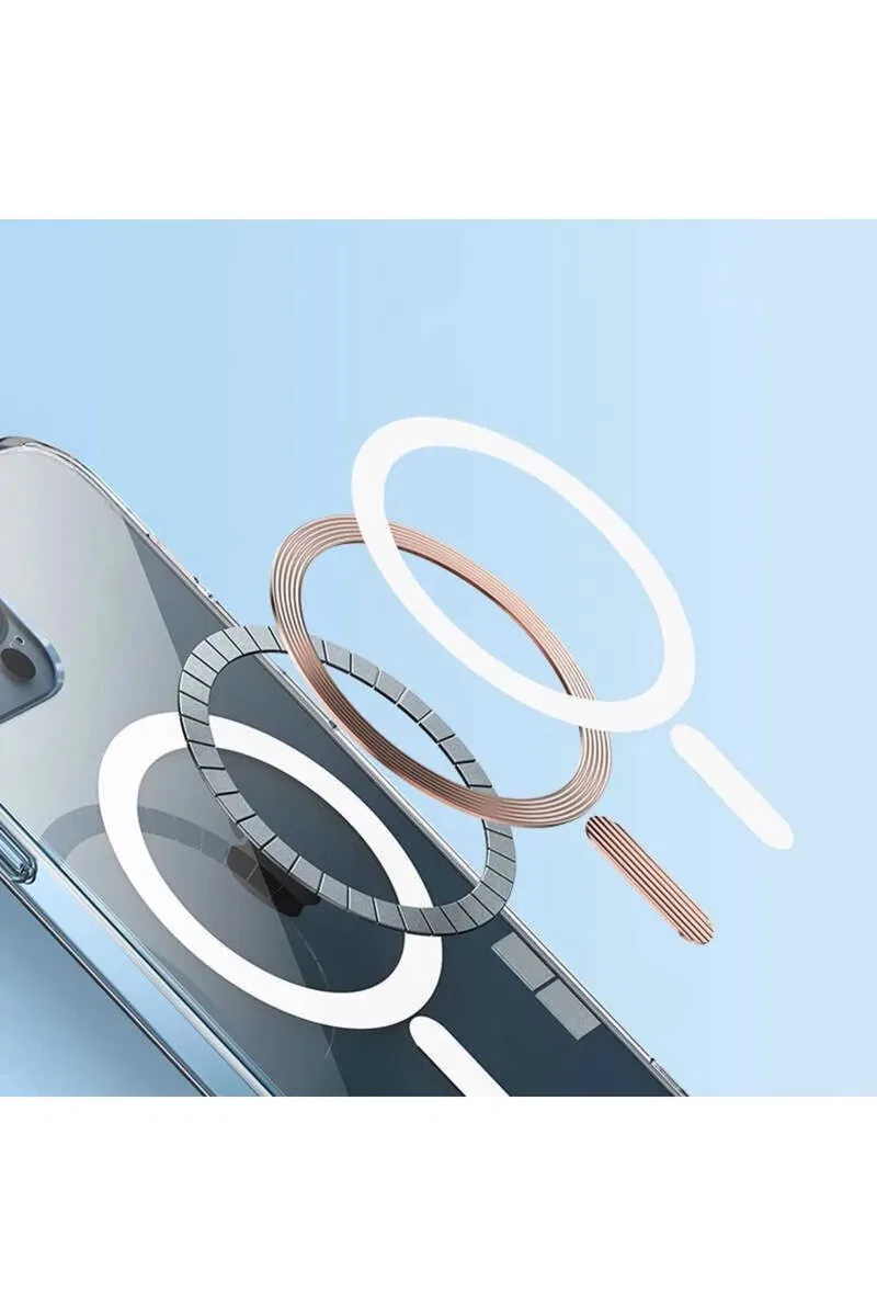 Iphone 14 Pro Max Kılıf Kamera Lens Korumalı Magsafe Destekli Şeffaf Darbe Emici Sert Kapak görsel 8
