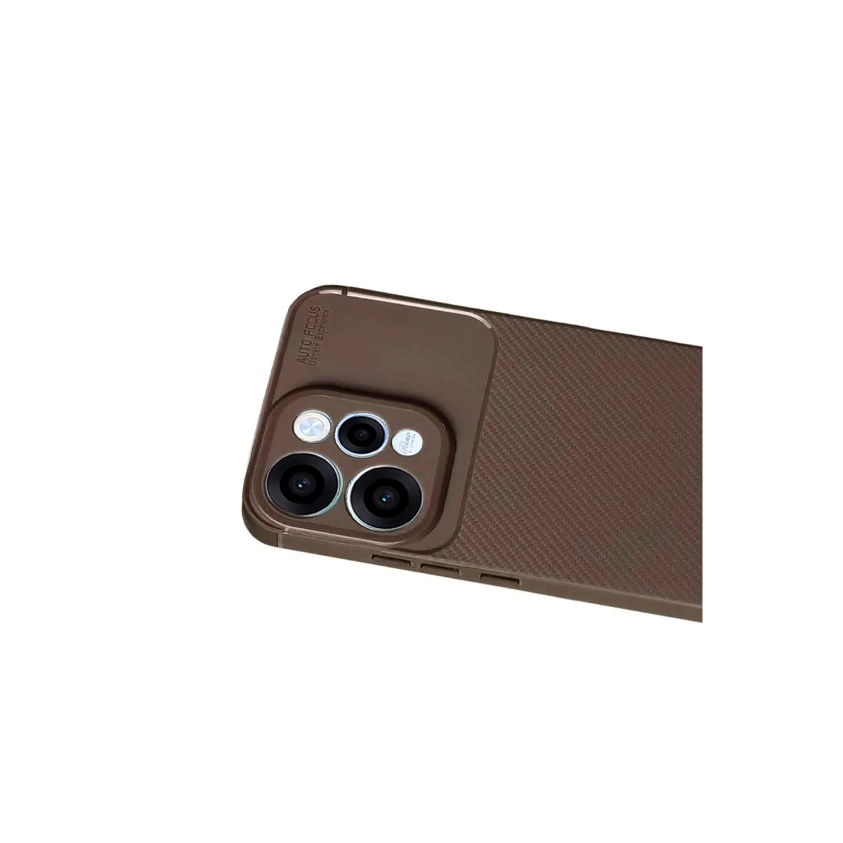 Oppo Reno 15 Auto Focus Karbon Kapak - Kahverengi görsel 4