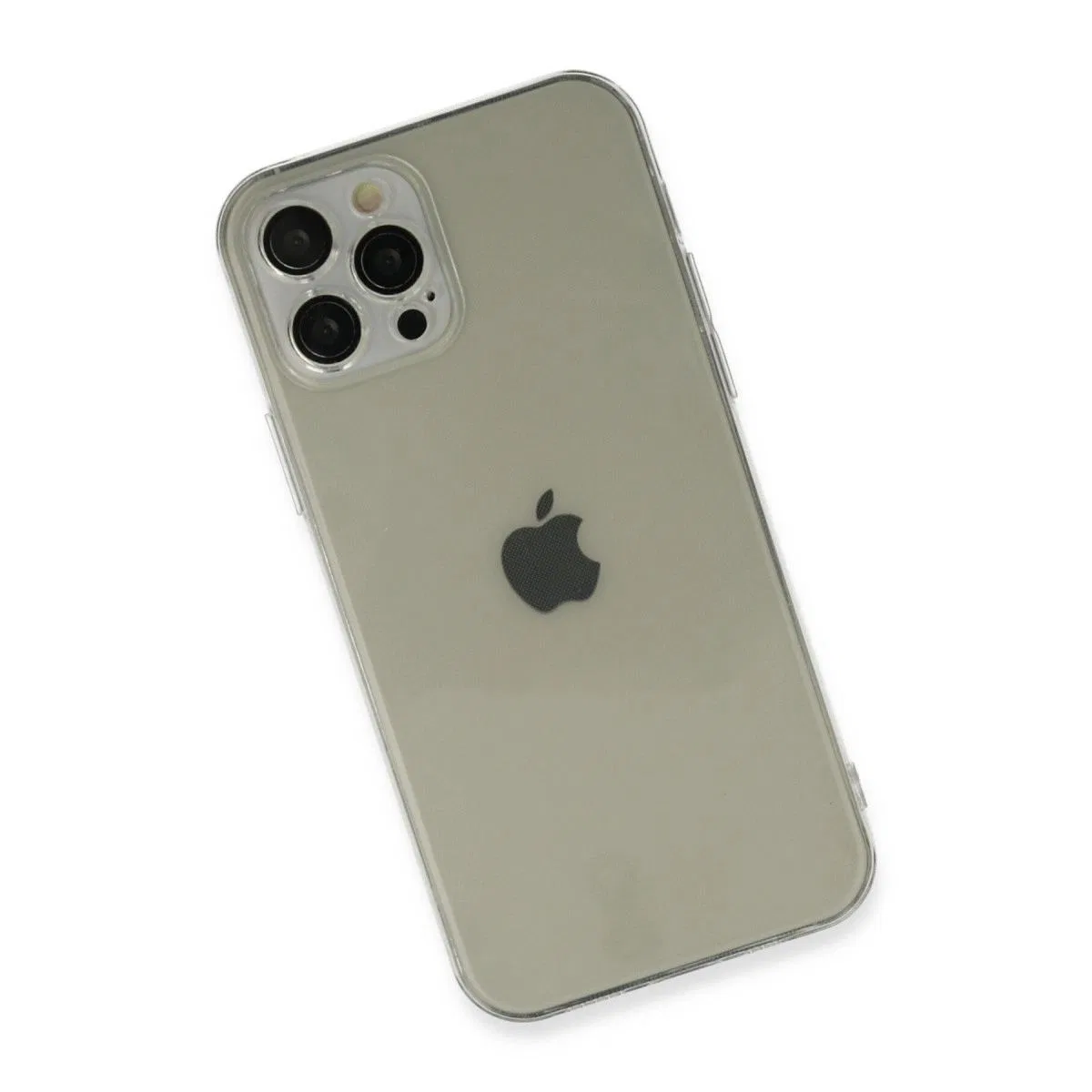 Apple İphone 12 Pro Max Kılıf Fly Lens Silikon - Şeffaf görsel 3