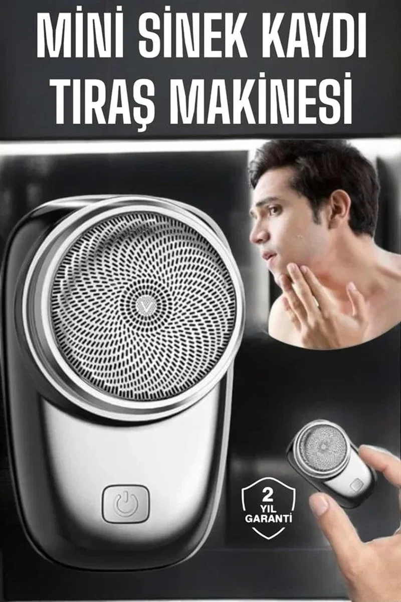 Tıraş Makinesi Mini Sıfır Sakal Yanak Tıraş Makinesi USB Şarjlı görsel 2