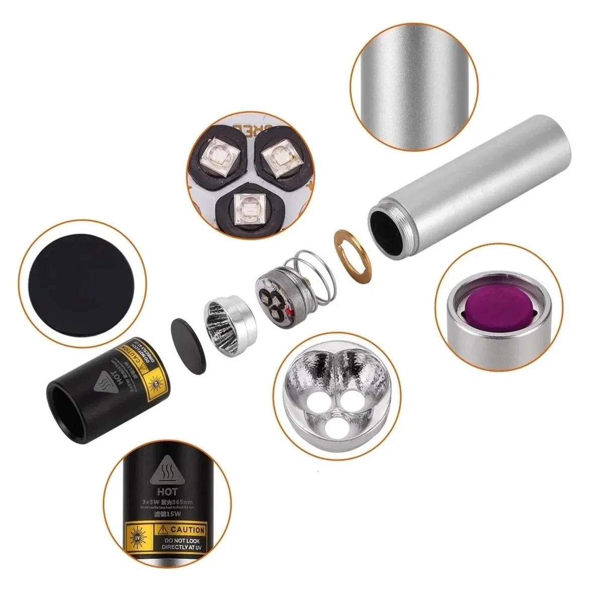 15 Watt 365nm Ultraviyole Para Işığı Wt-305 görsel 3