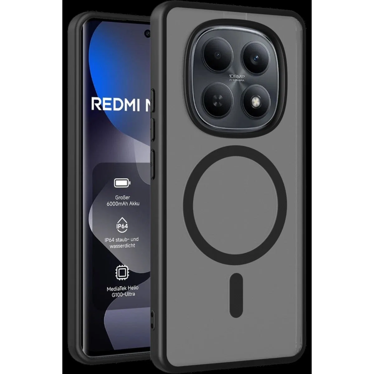 Joko Xiaomi Redmi Note 15 Pro 4g Jota Magsafe Kapak - Siyah