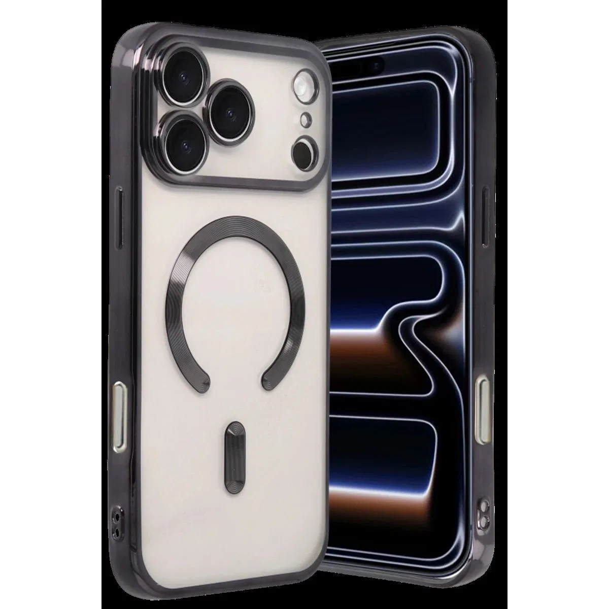 Apple İphone 18 Pro Kross Magneticsafe Kapak - Siyah
