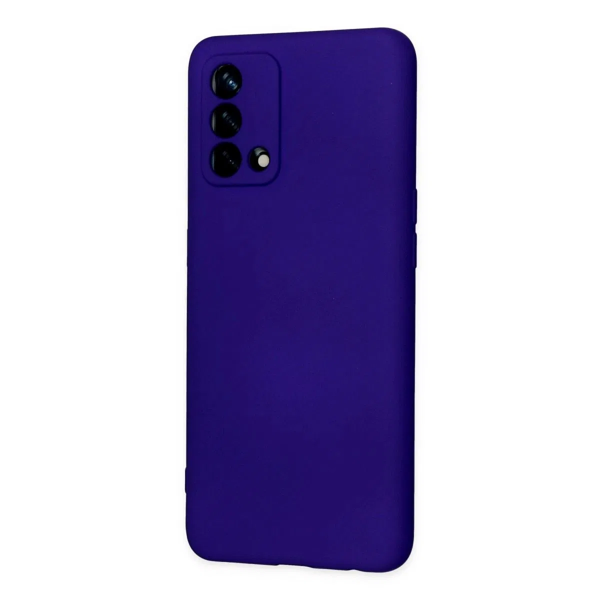 Oppo A74 4g Kılıf Nano İçi Kadife Silikon - Mor görsel 3