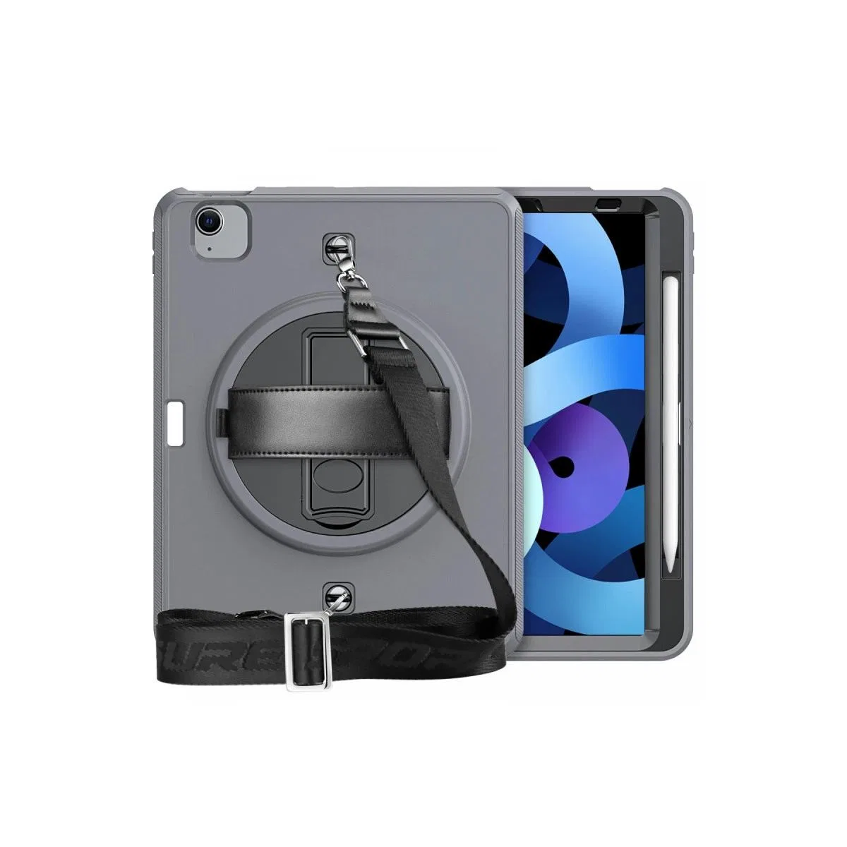 Apple İpad Pro 11 (2020) Kılıf Strap-c Otterbox Tablet Kapak - Gri görsel 2