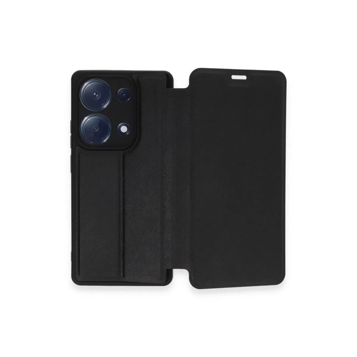 Xiaomi Redmi Note 13 Pro 4g Kılıf Flip Cover - Siyah görsel 6