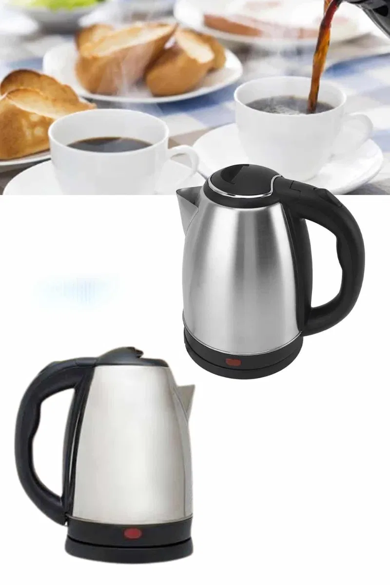 Çelik Su Isıtıcı Kettle Dayanıklı Paslanmaz Çelik Uzun Ömürlü görsel 4