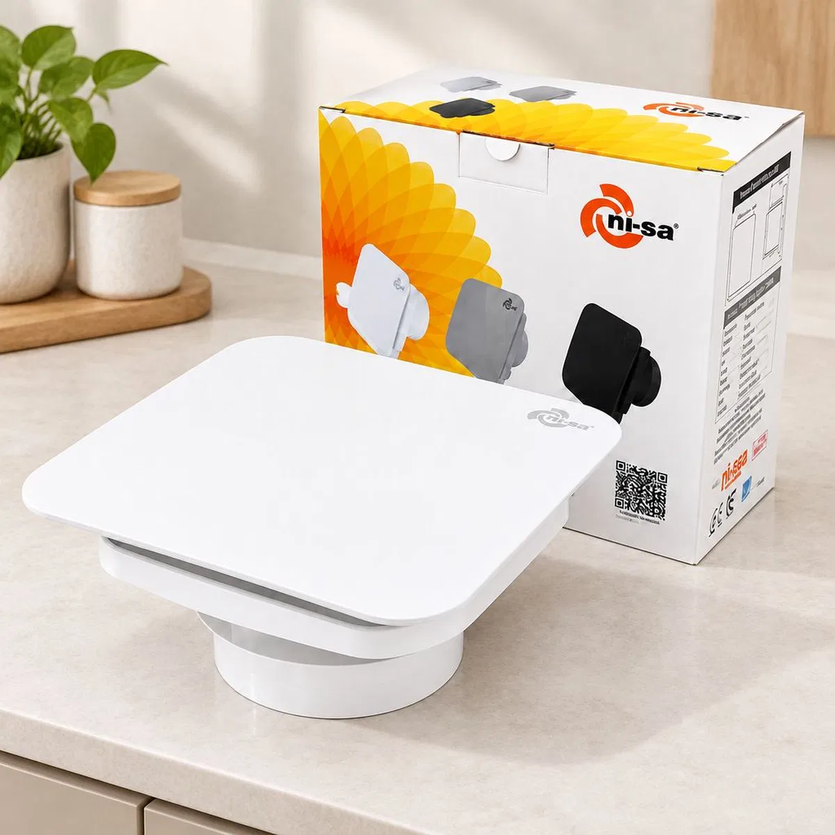 150 mm Plastik Banyo Havalandırma Aspiratörü 20W 320 m³/h